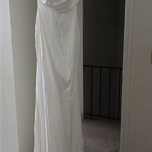 Fashion Nova Elegant White Wedding Dress